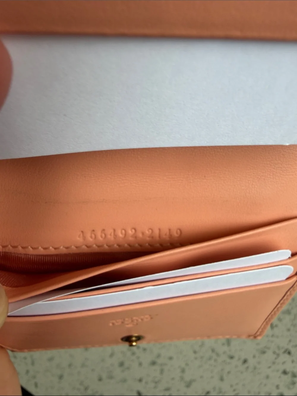 AGucci Pink Leather GG Wallet